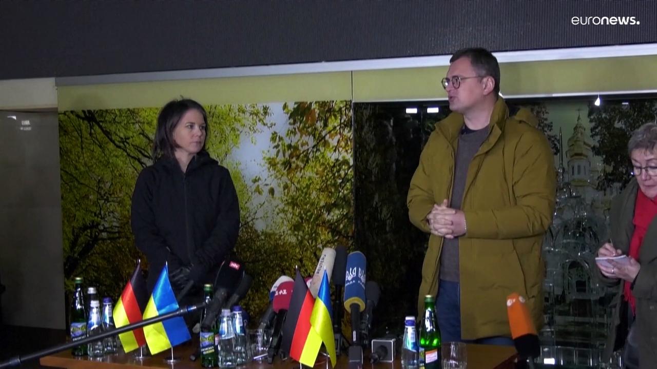 German FM Baerbock praises Ukrainian resistance in surprise visit