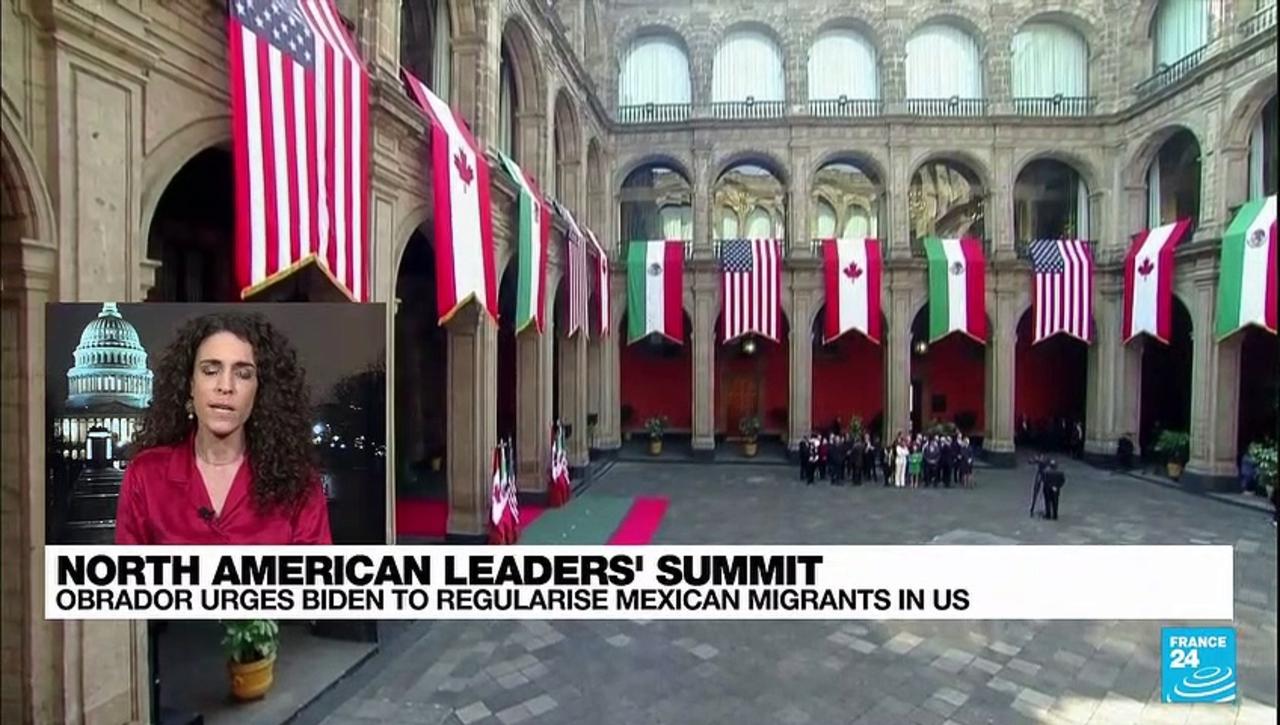 Leaders of US, Canada, Mexico show unity despite friction