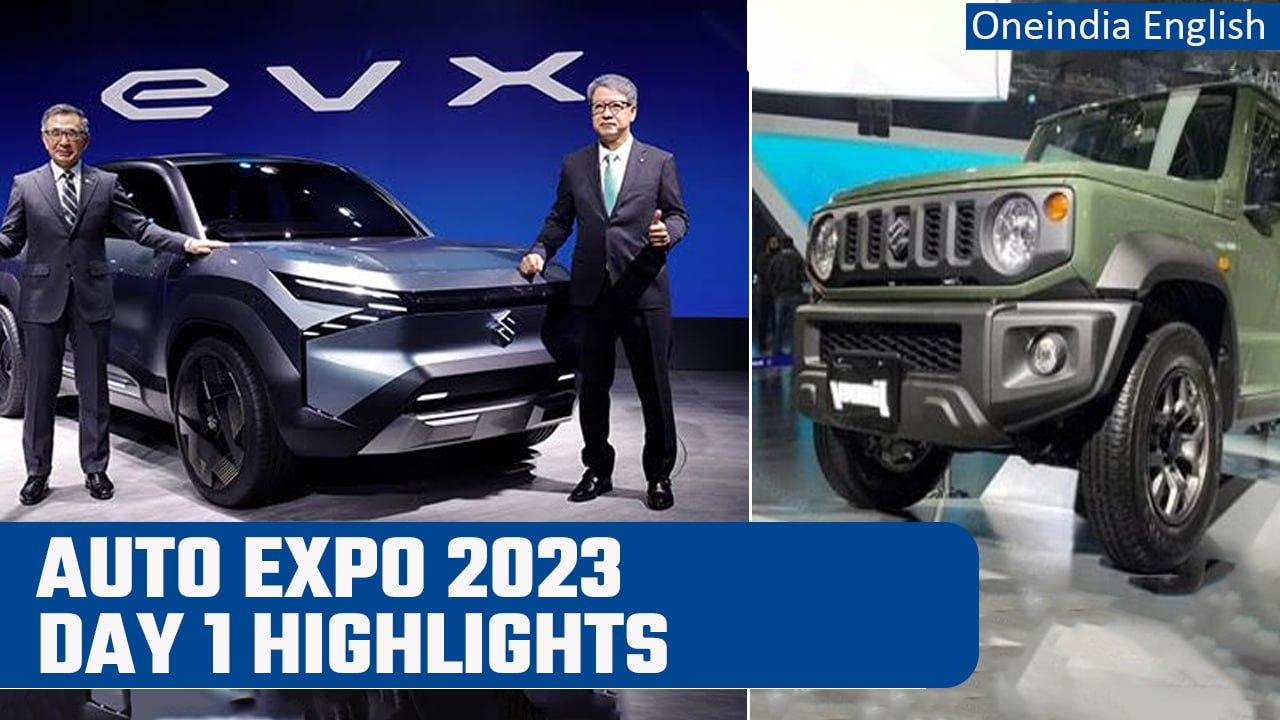 Auto Expo 2023 Day 1 Highlights | Maruti eVX | Maruti Concept | Oneindia News *Auto