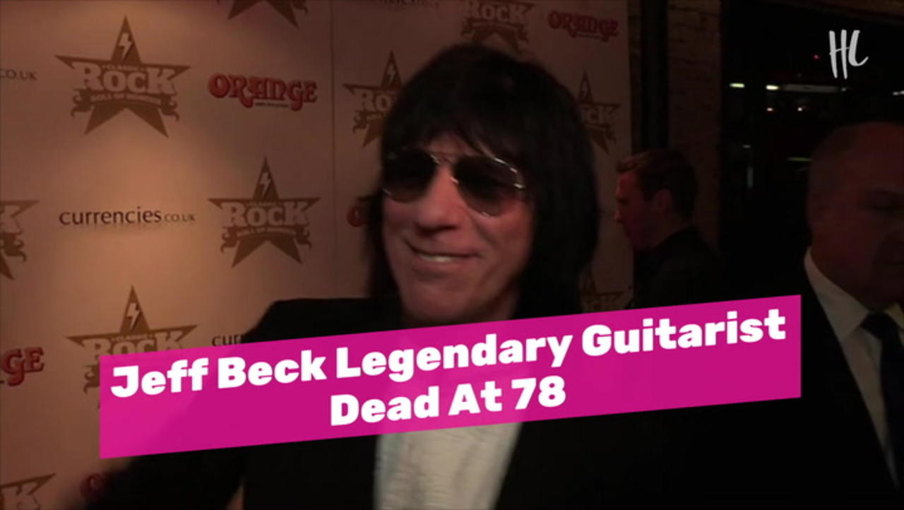 Jeff Beck Legendary Guitarist Dead At 78