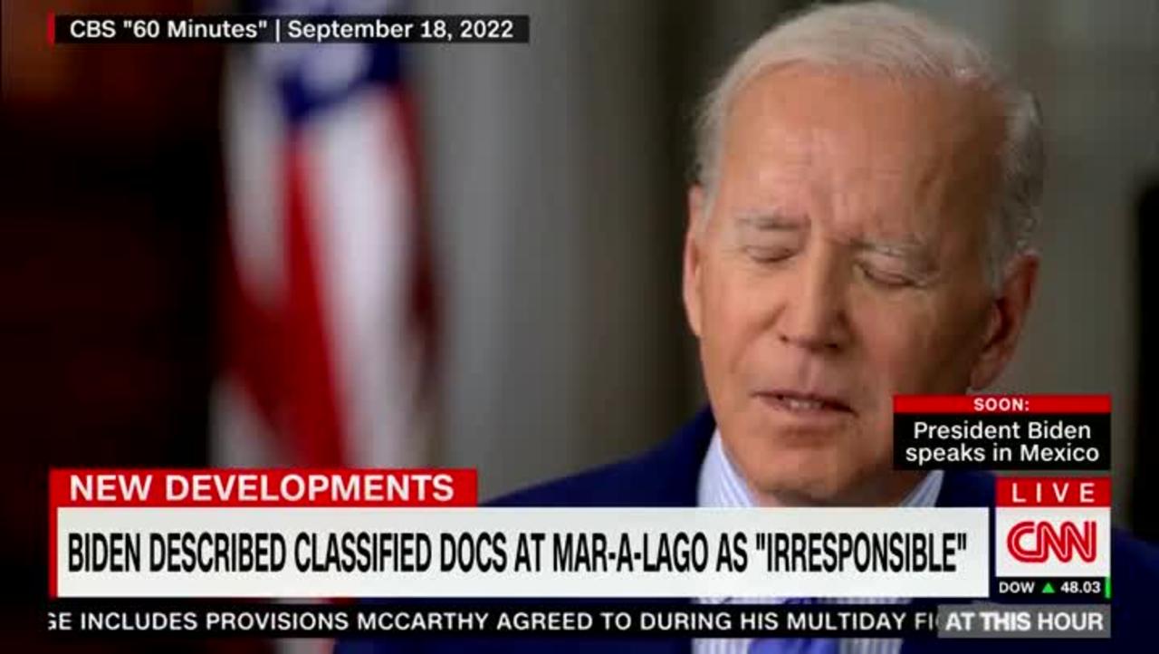 Biden called Trump "irresponsible" so what does the latest scandal make Joe?