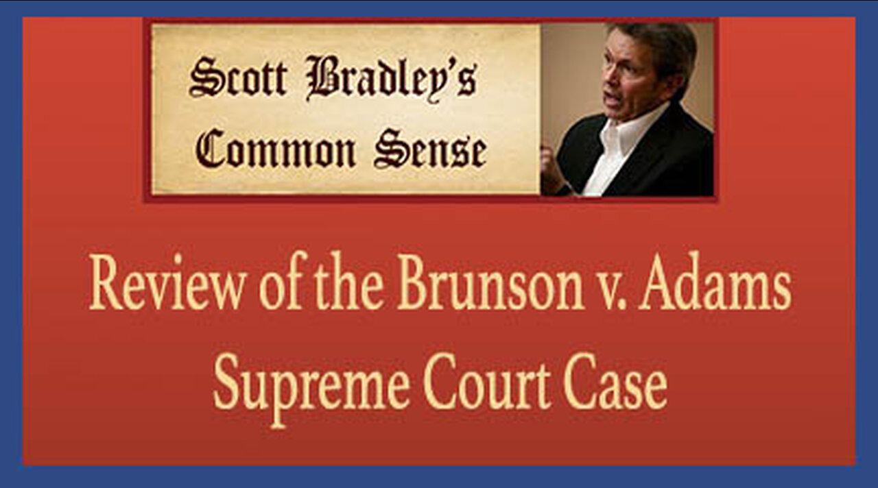 Review of the Brunson v Adams Supreme Court One News Page VIDEO