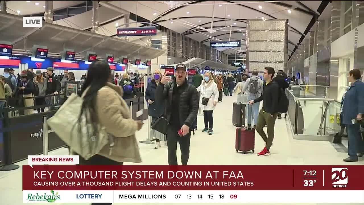 All domestic flights on hold until 9 a.m. due to FAA computer failure