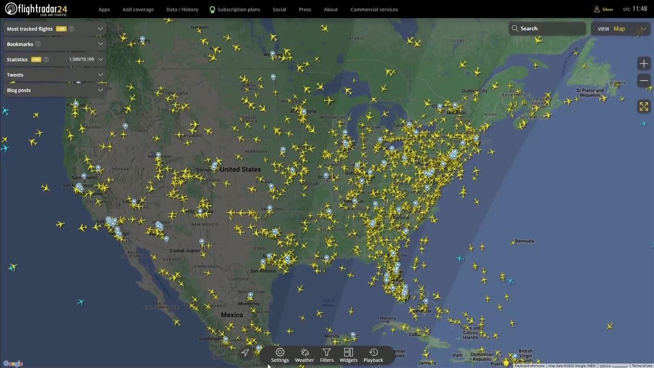 Tracker data after FAA outage grounds U.S. - One News Page VIDEO