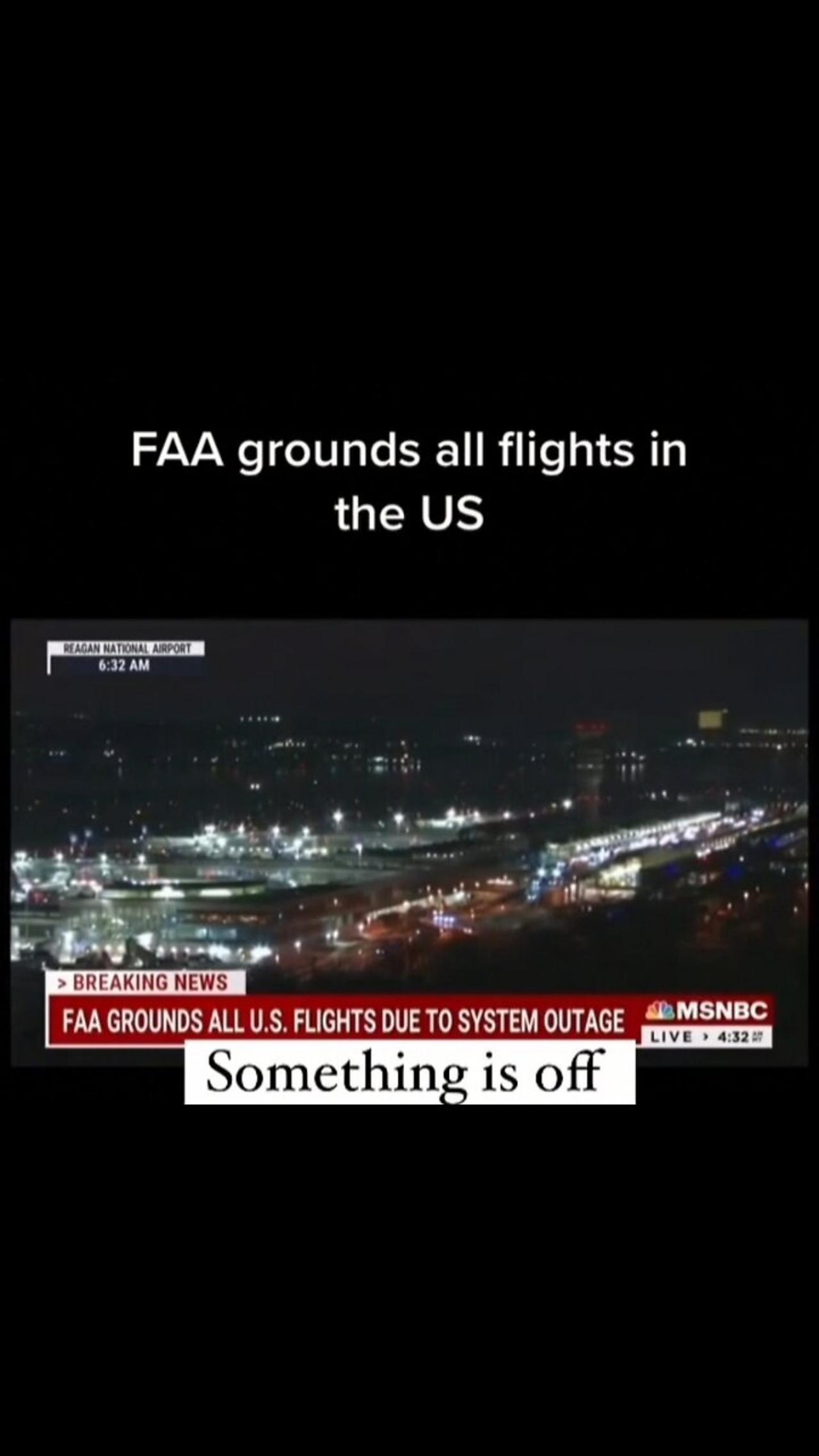 FAA Grounds All Flights In The USA? One News Page VIDEO