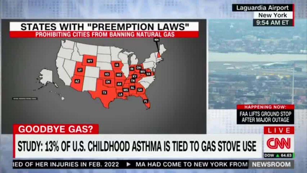 CNN Really Just Claimed Gas Stoves Cause Asthma One News Page VIDEO