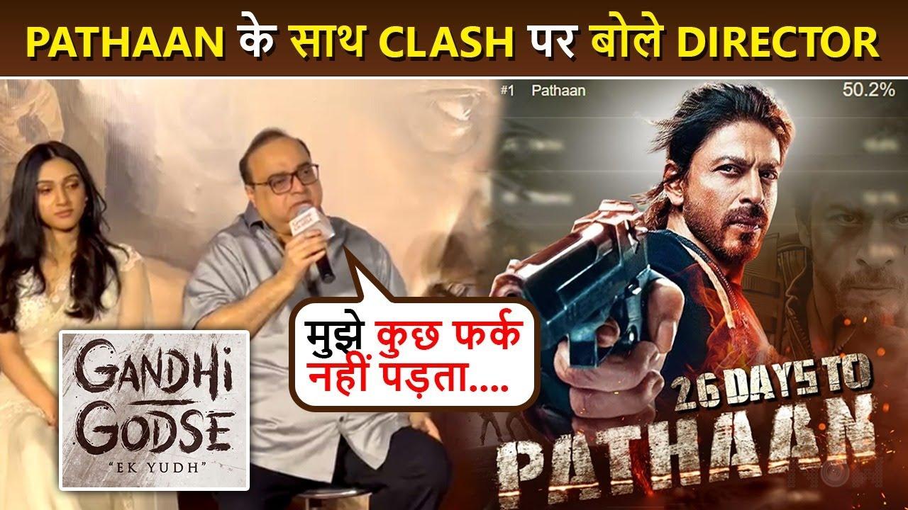 Shah Rukh's Pathaan VS Gandhi Godse Rajkumar Santoshi's STRONG Reaction