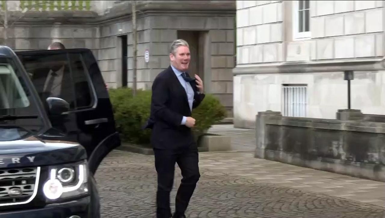 Starmer visits Belfast for meetings with NI parties