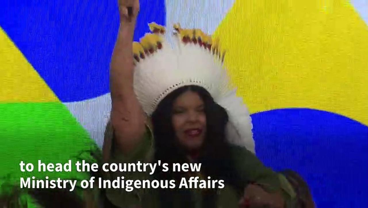 Brazil swears in first Minister for Indigenous Peoples