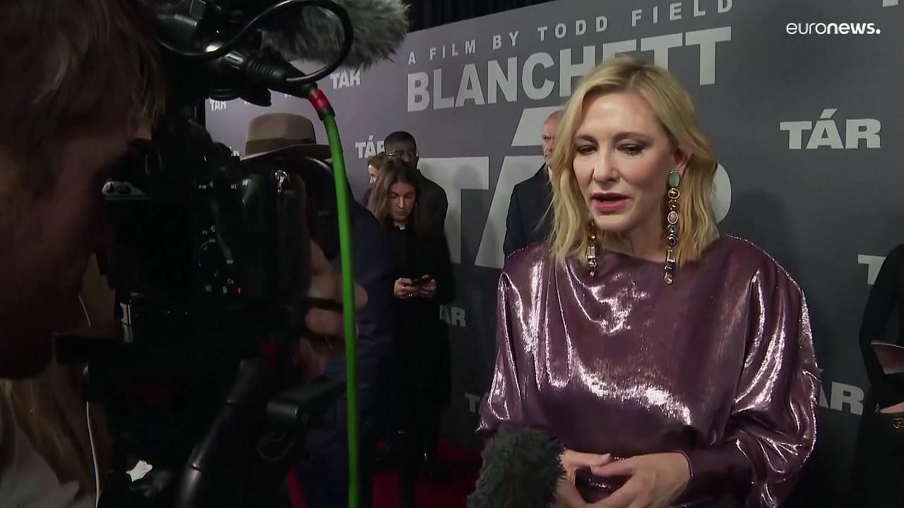 Golden Globe winner Cate Blanchett shines at Tár's London premiere