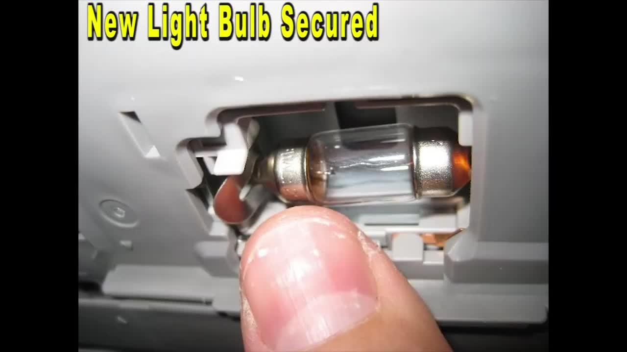 Toyota Camry How To Change Dome Light Bulb 2012 To 2017 XV50 7th Generation With Part Number