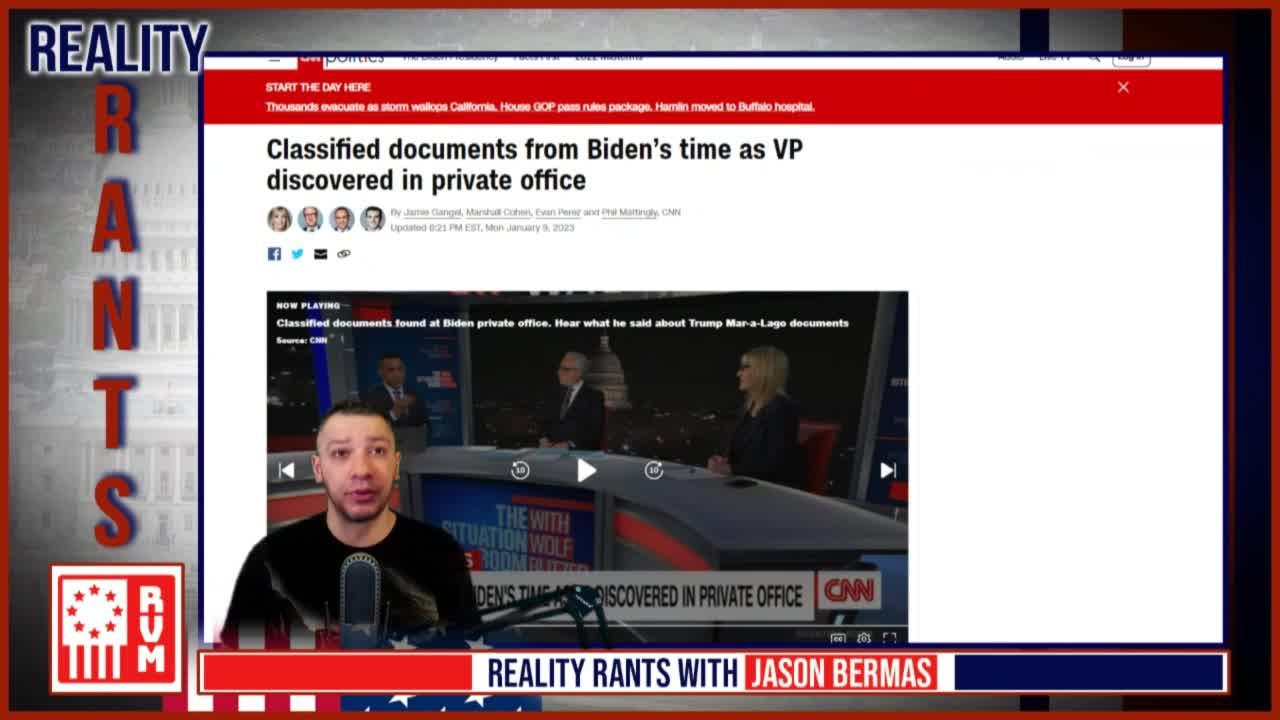 CNN Turning On Joe Biden Over His Classified Document Scandal, Kamala Embarrass Next? - Jason Bermas