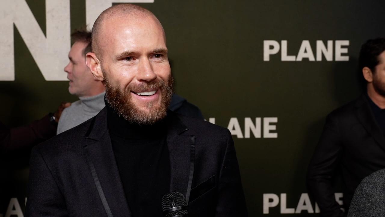 Plane Oliver Trevena NY Special Screening Premiere Interview