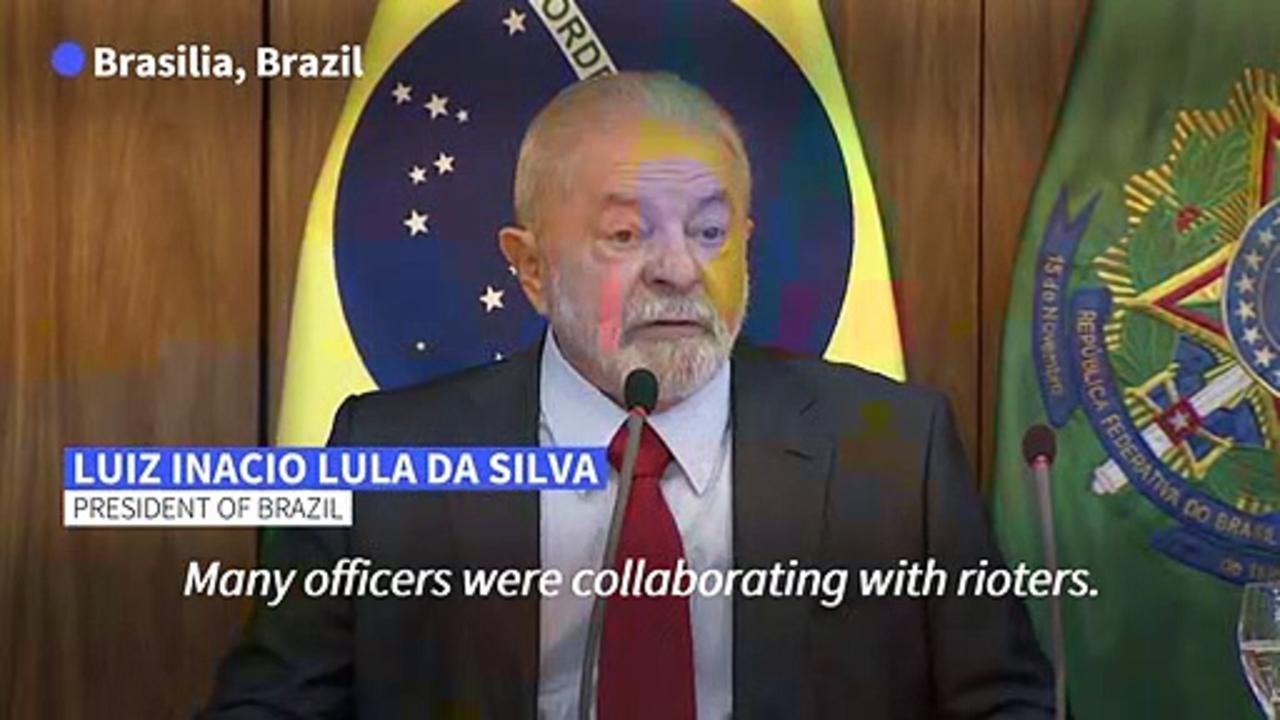Brasilia rioters likely had inside help: Lula
