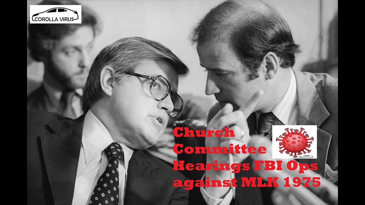 Church Committee Hearings FBI Ops against MLK - One News Page VIDEO