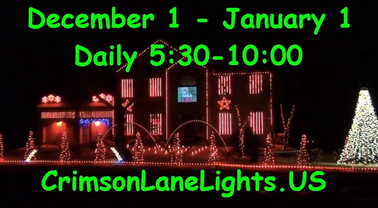 Let It Snow by HCJr Lightorama Powered Crimson Lane Lights 2022 Christmas Light Show