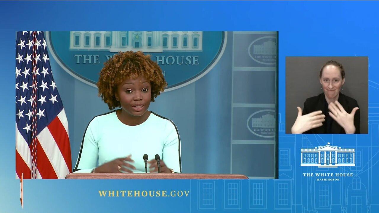 LIVE: Keisha Lance Bottoms joins Karine Jean-Pierre for White House press briefing...