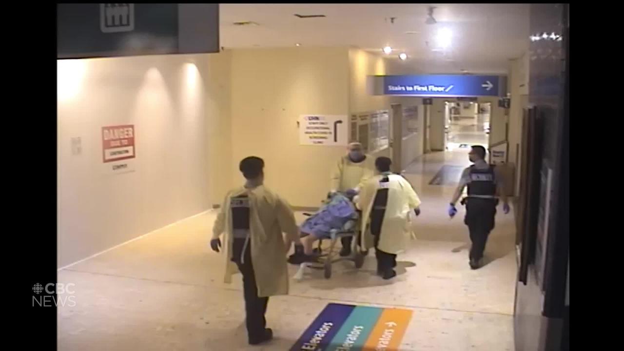 Security guards beat small woman to death for pulling mask down in hospital