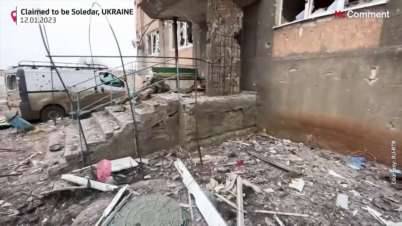Watch : Ukraine claims the battle for Soledar continues
