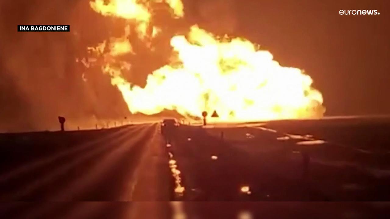 Gas pipeline explosion in Lithuania forces evacuation of nearby village