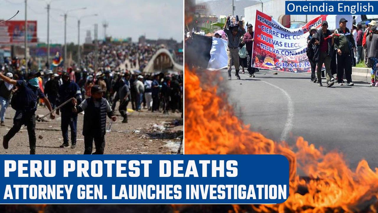 Peru: Attorney general launches investigations into protest deaths | Oneindia News *International