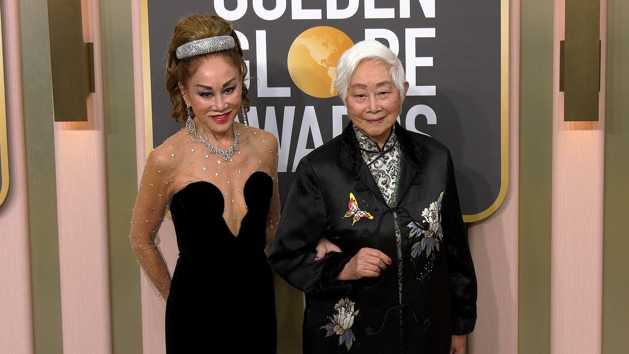 Lucia Hwong and Lisa Lu 2023 Golden Globes Arrivals