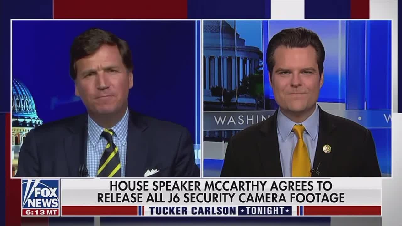 Matt Gaetz is happy Kevin McCarthy is going to release footage from January 6 ,