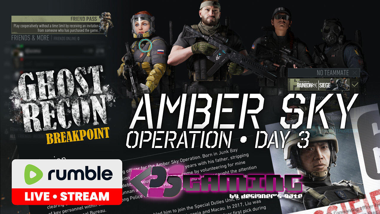 🔴 LGR2R - Ghost Recon Breakpoint - Amber Sky OP - Day 3