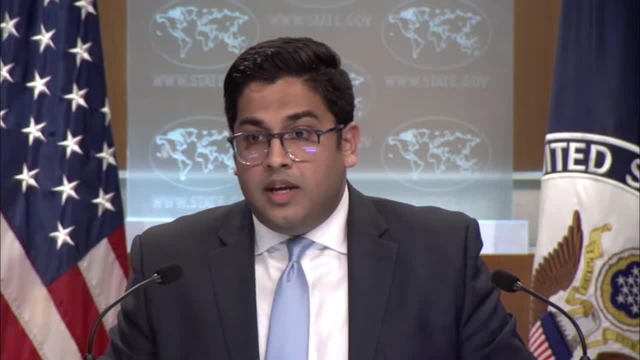 Department of State Press Briefing with Principal Deputy Spokesperson Vedant Patel.