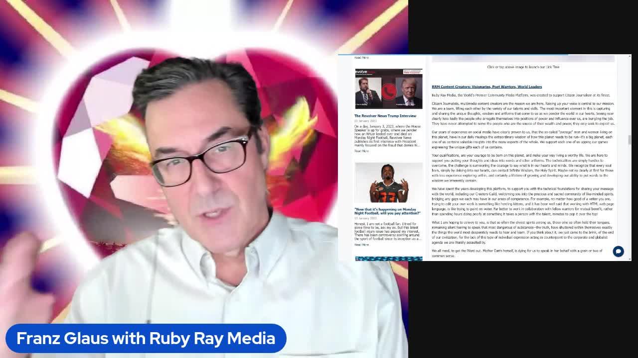 Ruby Ray Media Report with Franz Glaus #9 - What it takes to get your country back