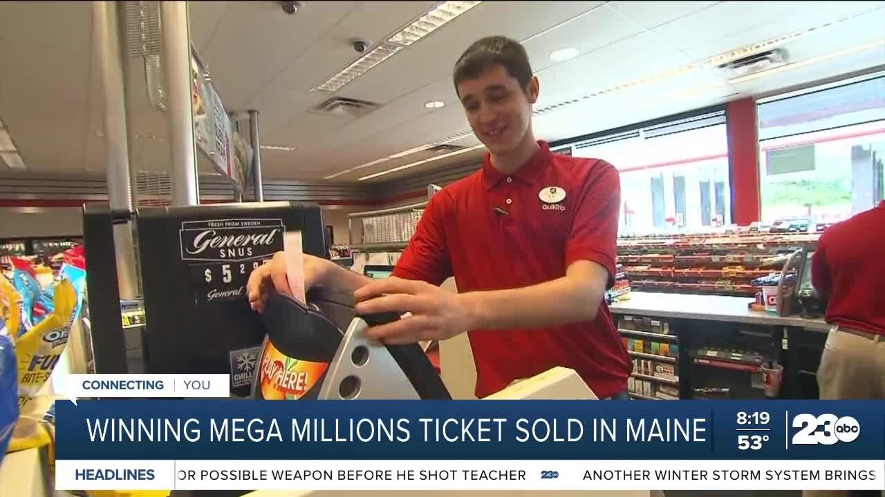 Winning Mega Millions ticket sold in Maine