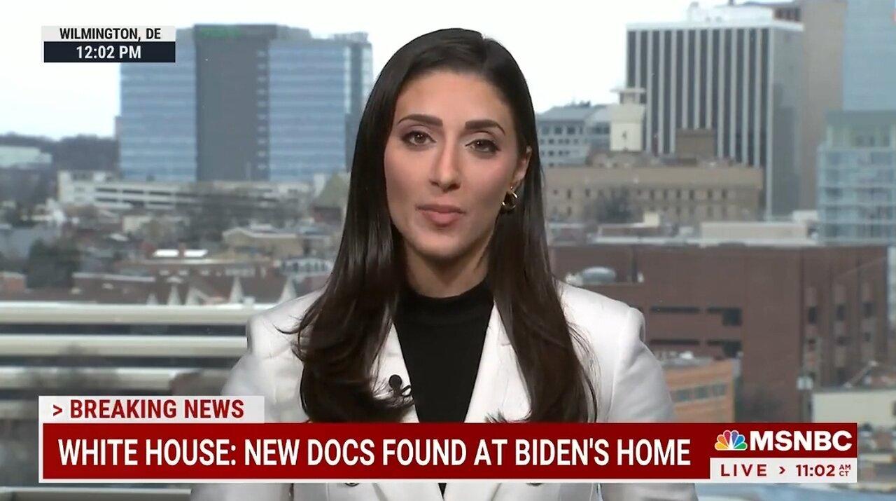 Even MSNBC Has A LOT More Questions About Biden's Classified Documents Scandal