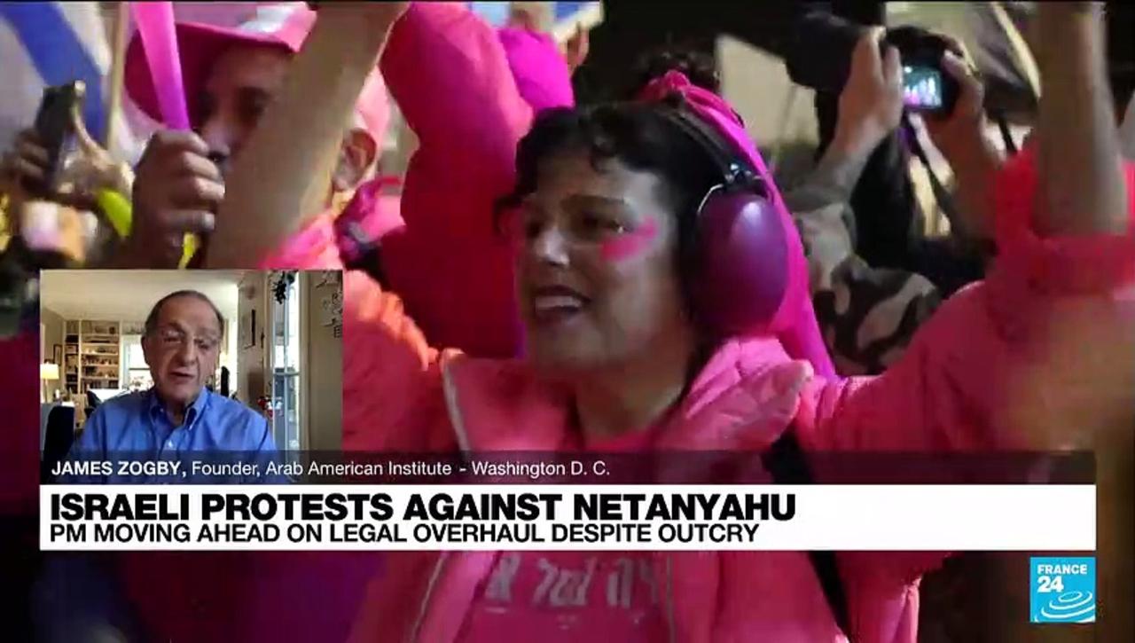 Israeli Protests Against Netanyahu