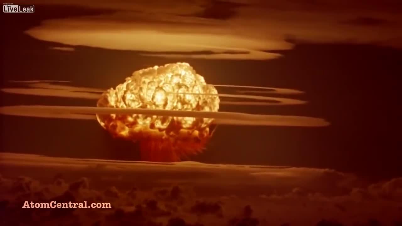 All The Largest Nuclear Explosions In History Nuclear Bomb Test Compilation HD