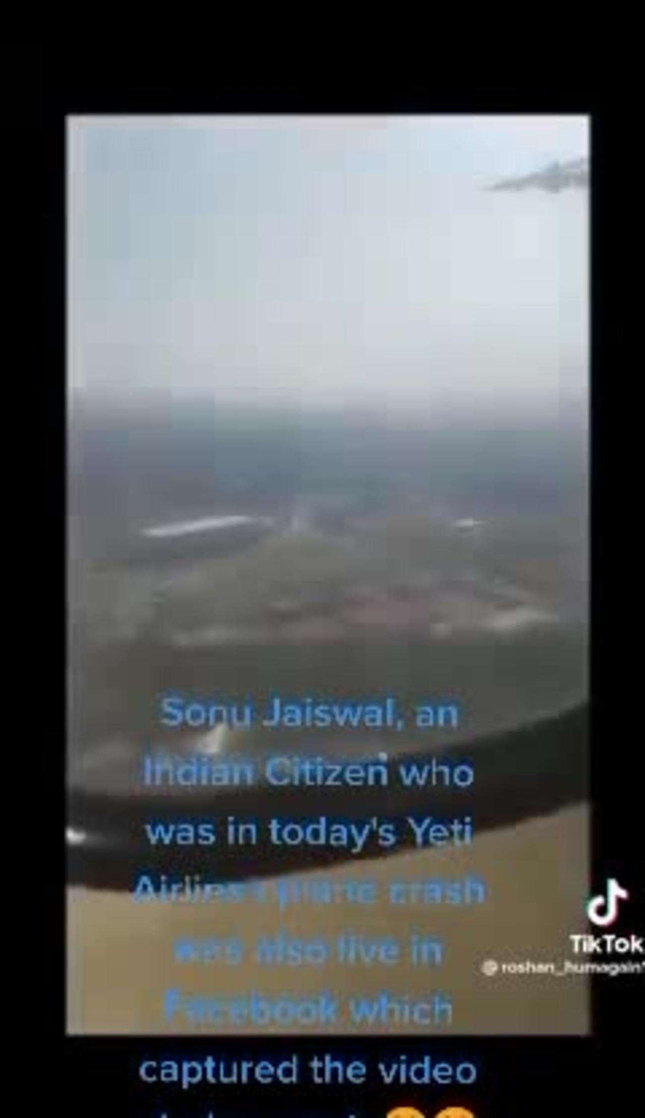 Passenger on Yeti Airlines Plane Crash was Live on Facebook that Captured the Video