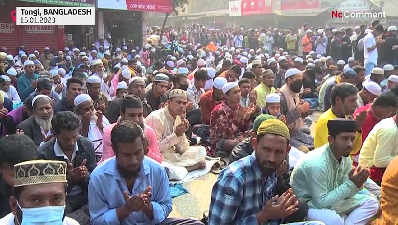 Watch: Thousands of Muslims gather in the Bangladesh for annual religious gathering
