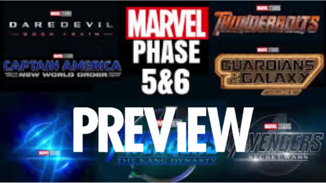 MCU Phase 5 + 6 PREVIEW : Daredevil : Born Again/ TGOTG Vol 3!!