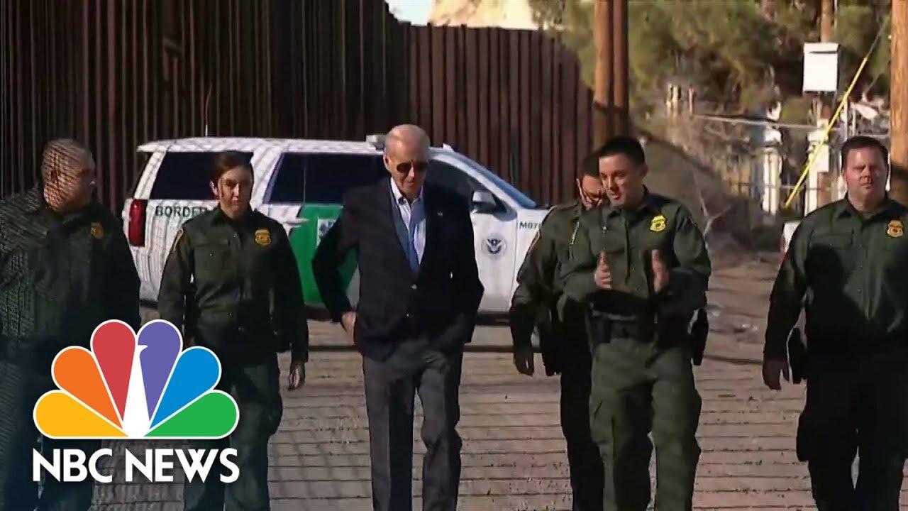 President Biden comes face to face with US and Mexico border crisis in El Paso