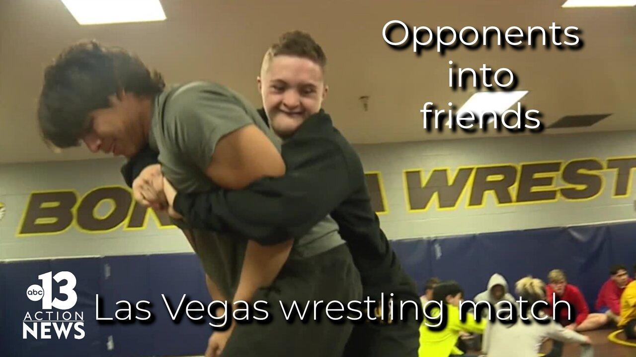 One wrestling match in Las Vegas turns opponents One News Page VIDEO
