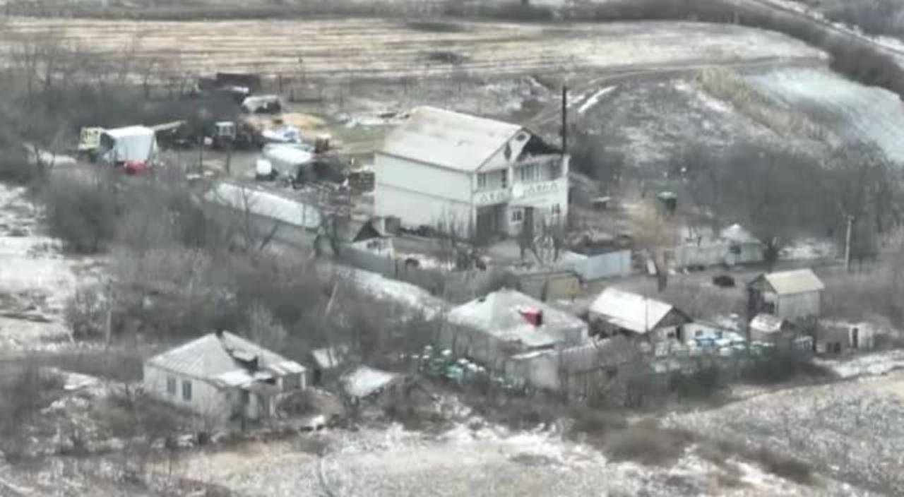 Ukrainian Military Show Battle For Novoselivske Settlement In Luhansk From A Drone