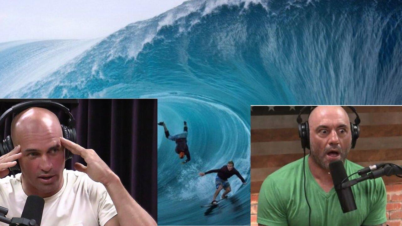 Joe rogan and Kelly slater discuss big wave surfing