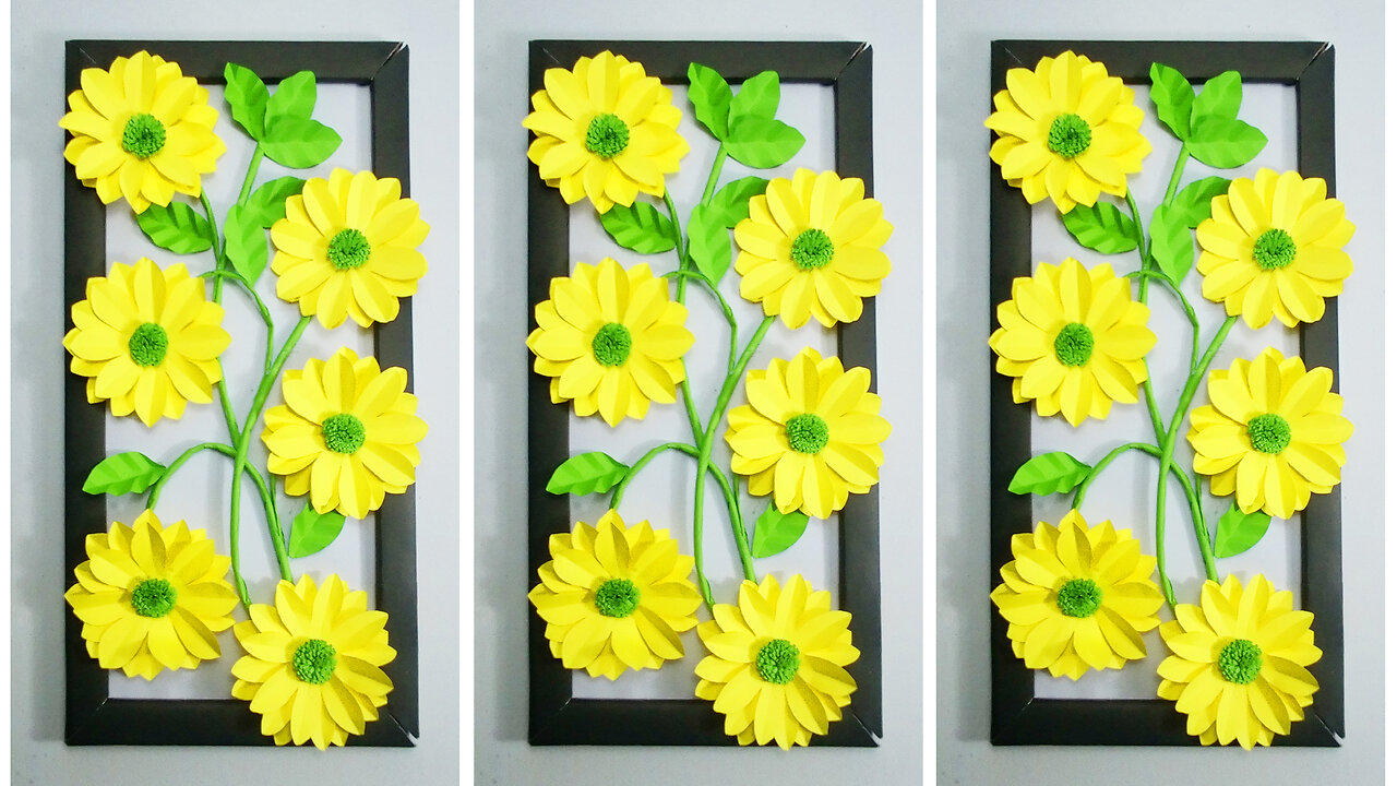 easy-and-quick-paper-wall-hanging-craft-ideas-one-news-page-video