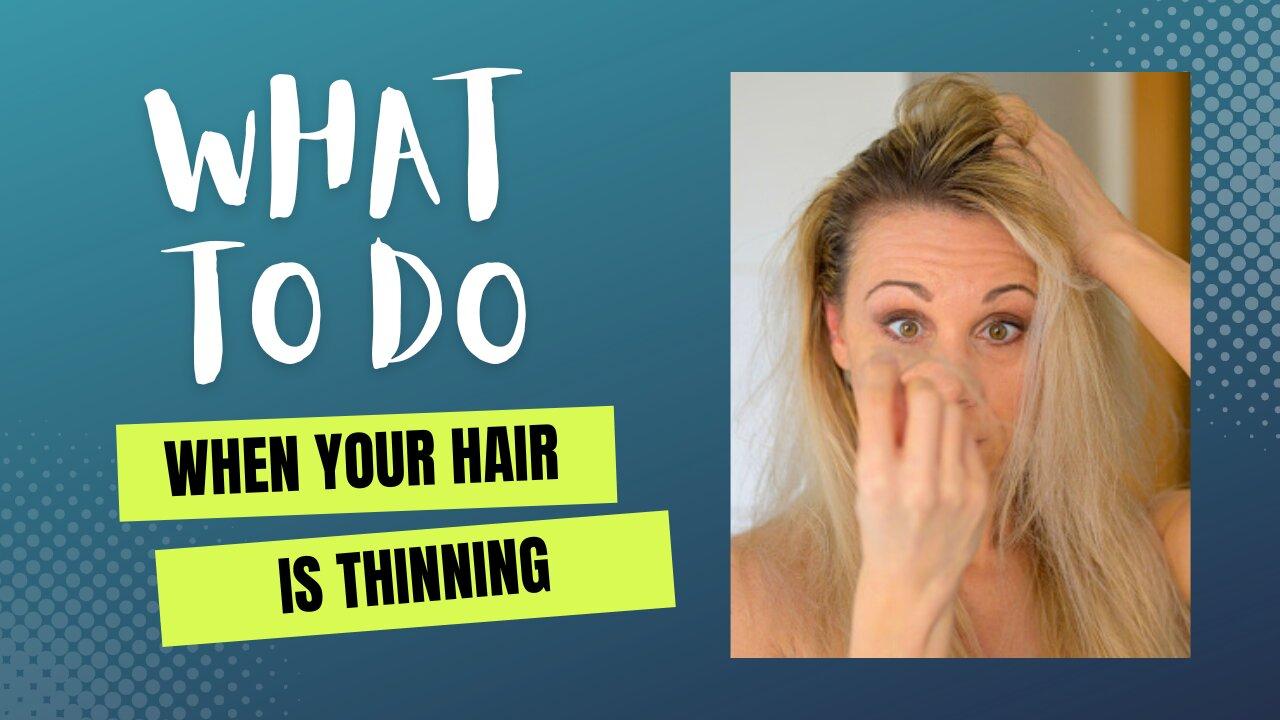 What To Do When Your Hair Is Thinning? One News Page VIDEO