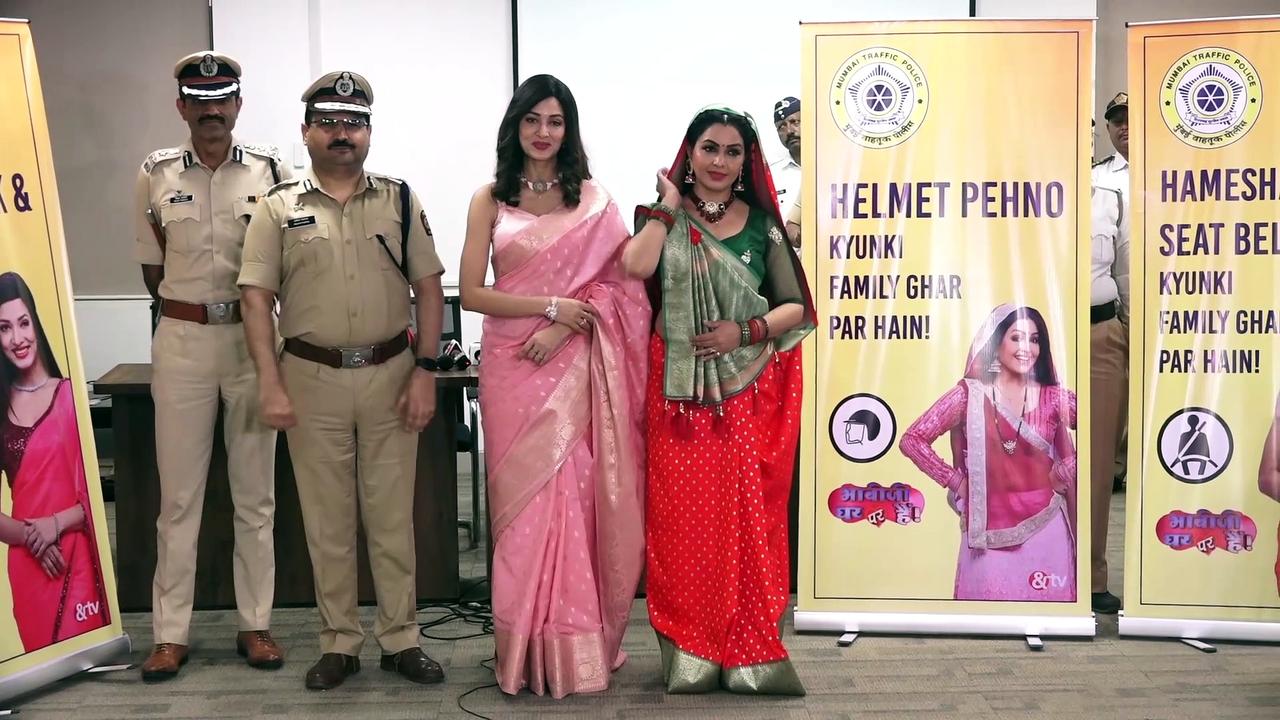 Angoori Bhabhi and Anita Bhabhi spread road safety awareness