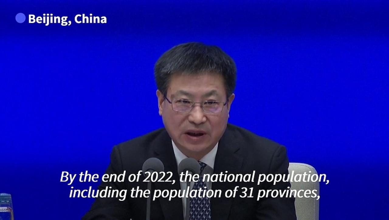 China says population shrank for first time in over 60 years