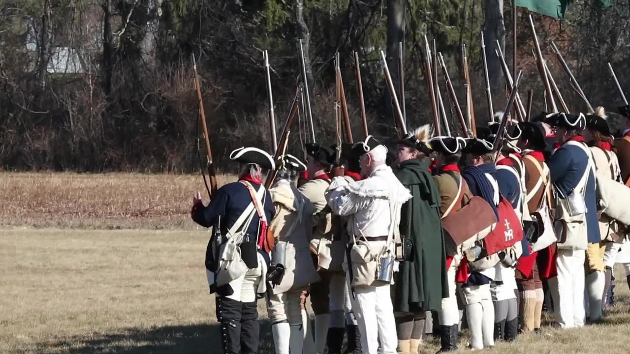 1/5 FA attend Battle of Princeton reenactment, wreath laying ceremony.
