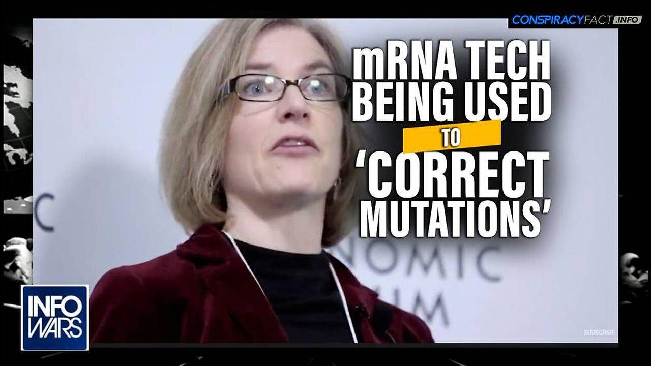VIDEO: Scientist at WEF Event Admits mRNA Technology Being Used to 'Correct Mutations'