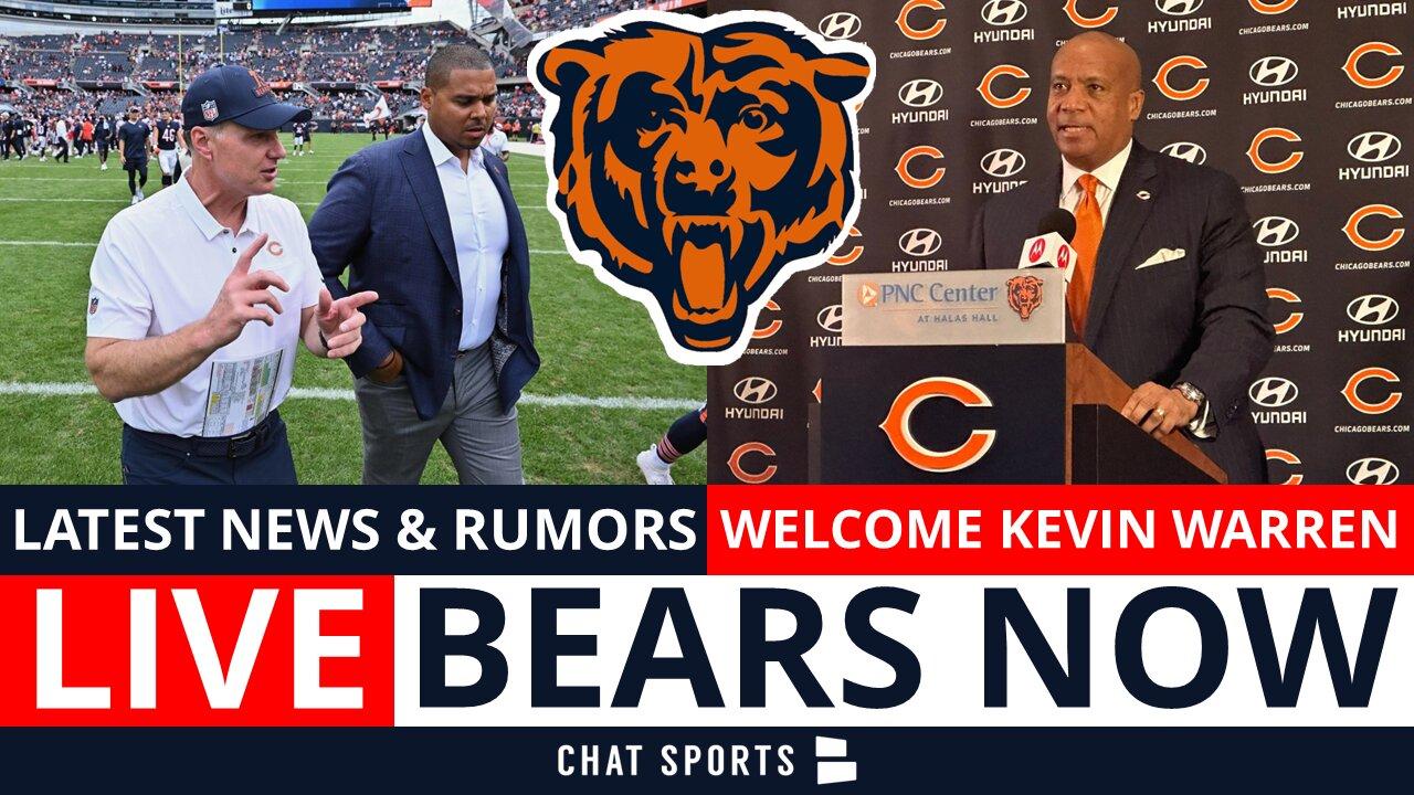 Chicago Bears Now LIVE: Kevin Warren Press Conference Reaction + Latest Bears News & Rumors