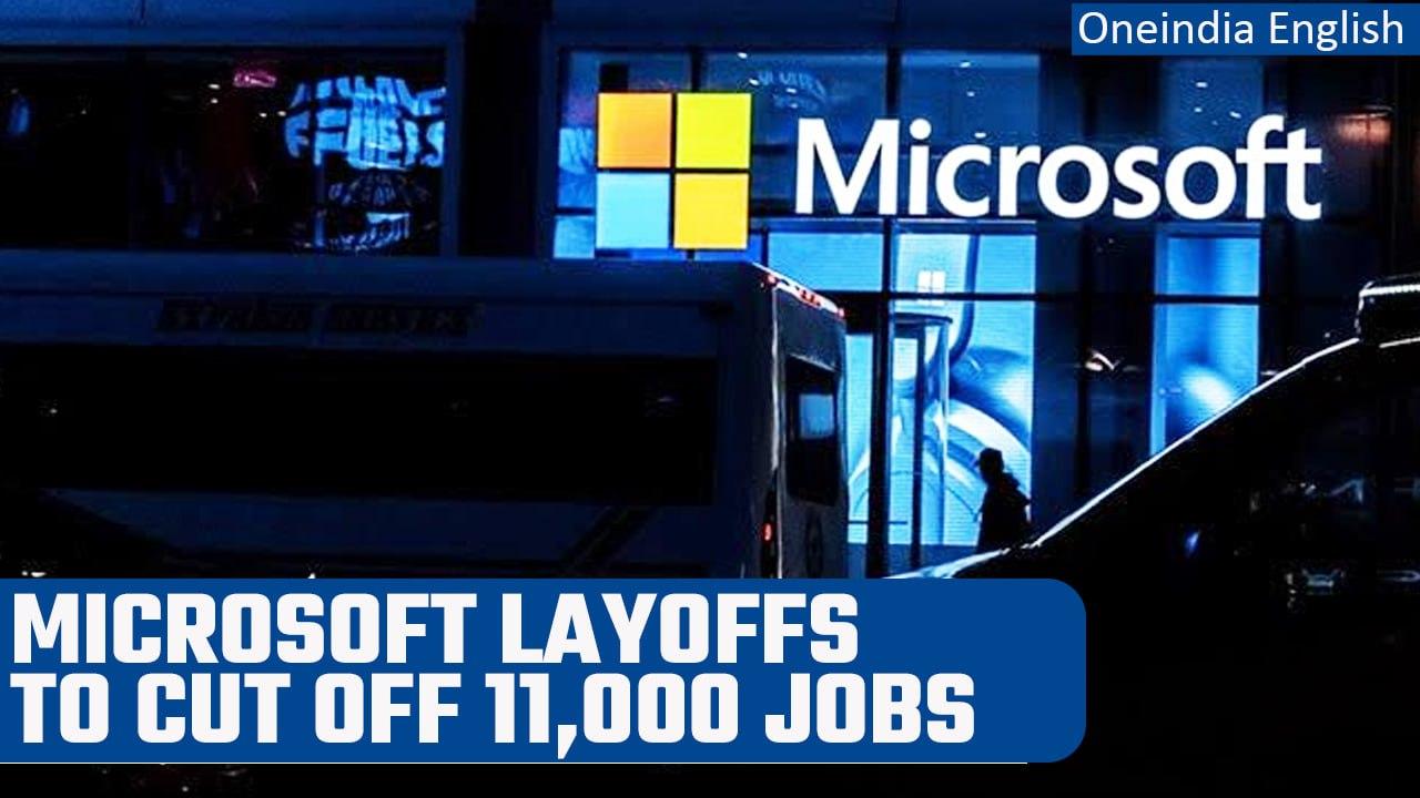 Microsoft latest to join layoff wave, to cut off 11,000 jobs | Oneindia News *News