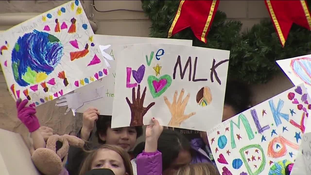 Park Hill elementary schools host Kid's 'Marade' in honor of Dr. Martin Luther King, Jr.